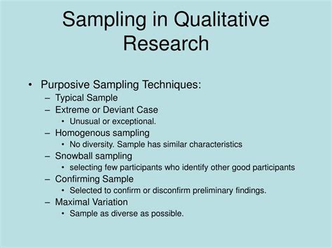 sampling size in qualitative research